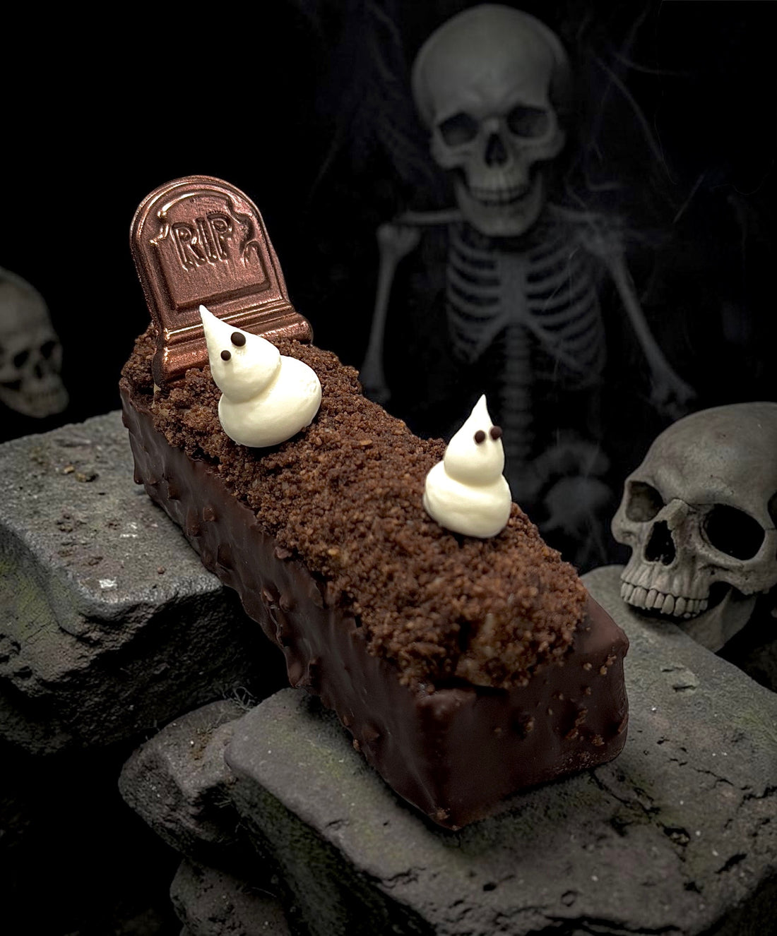LA TOMBE - LE BROWNIE - DESSERT INDIVIDUEL - HALLOWEEN