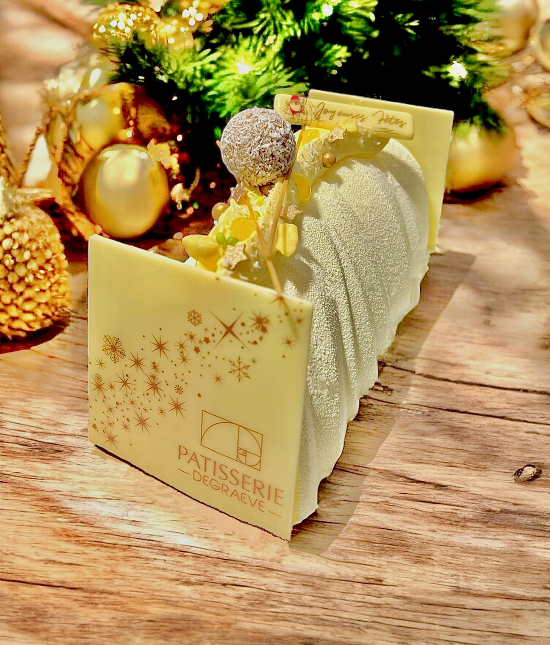 LA BÛCHE DE NOËL MANGUE COCO - À PARTAGER