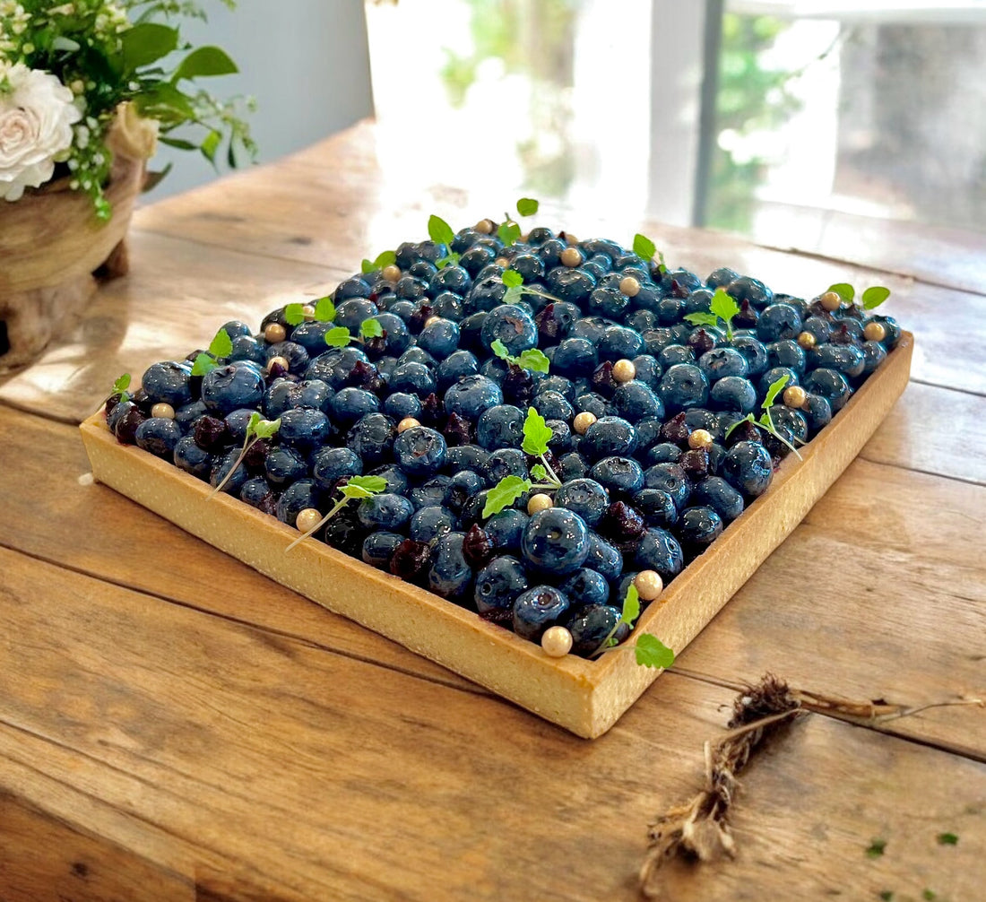 LA TARTE AUX MYRTILLES SAUVAGES - À PARTAGER