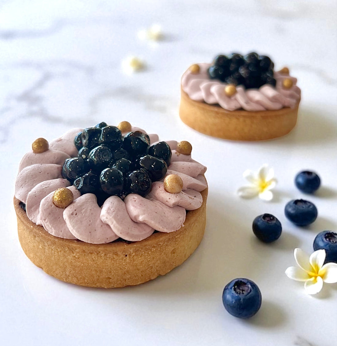 LA TARTE MYRTILLE JASMIN - DESSERT INDIVIDUEL