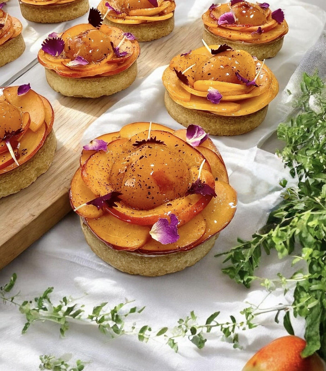 LA TARTE ABRICOT VIOLETTE - À PARTAGER