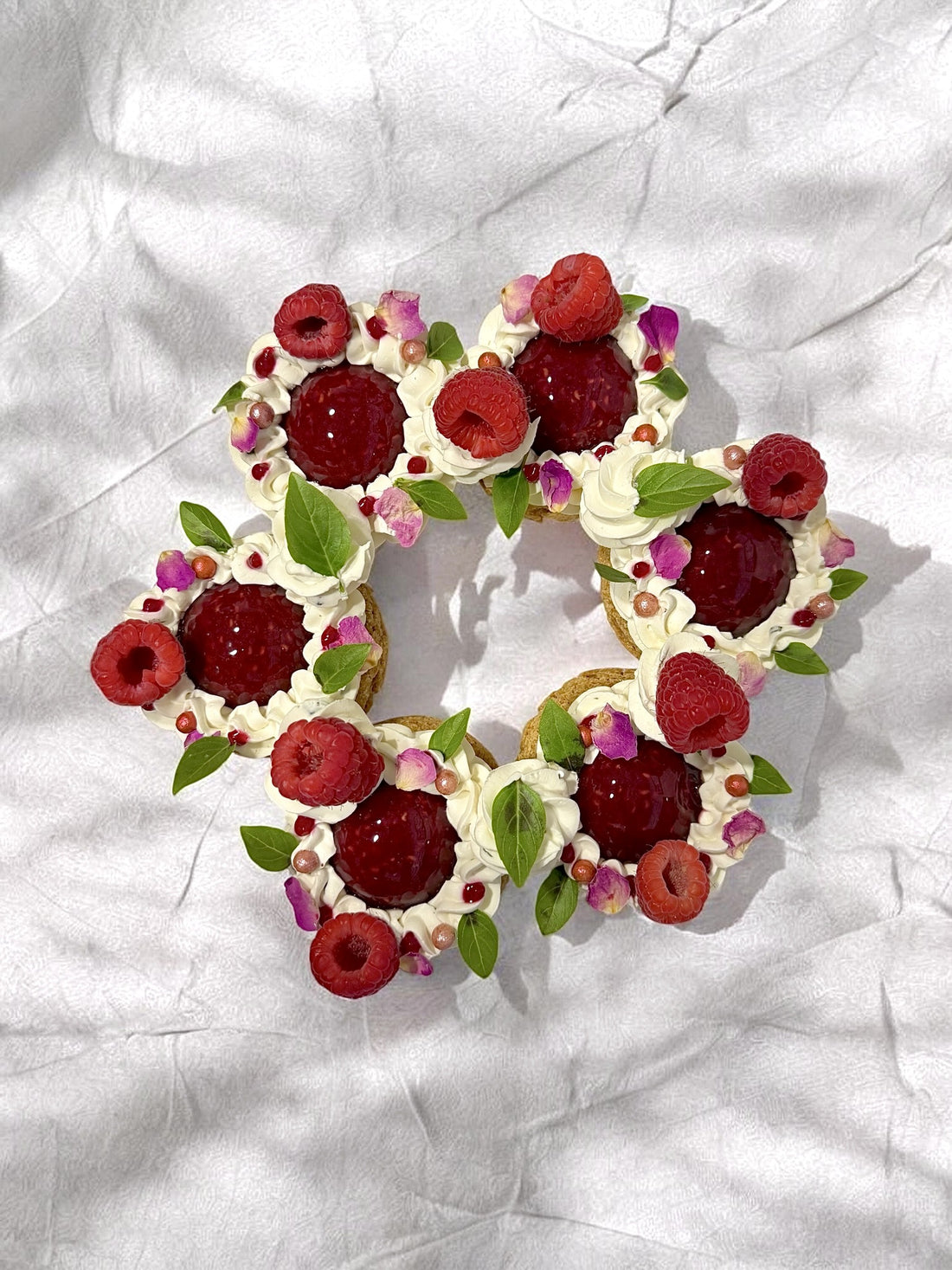 L'ÉCLAIR FRAMBOISE BASILIC- À PARTAGER