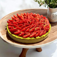 LA TARTE FRAMBOISE PISTACHE - À PARTAGER