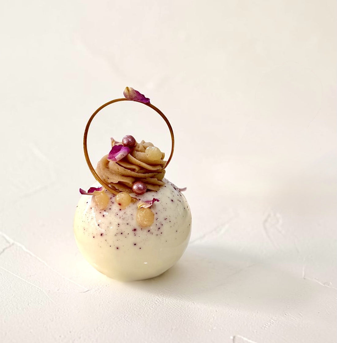 LA POIRE CHÂTAIGNE HIBISCUS - DESSERT INDIVIDUEL - SANS GLUTEN