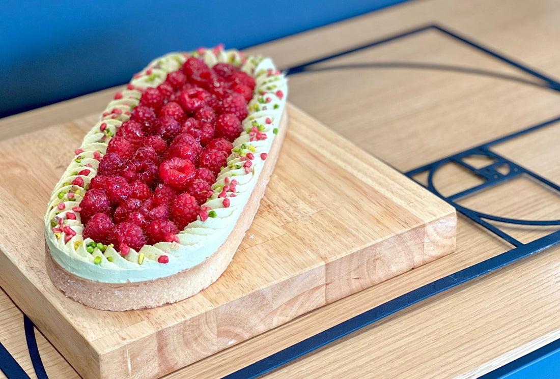 LA TARTE FRAMBOISE PISTACHE - À PARTAGER
