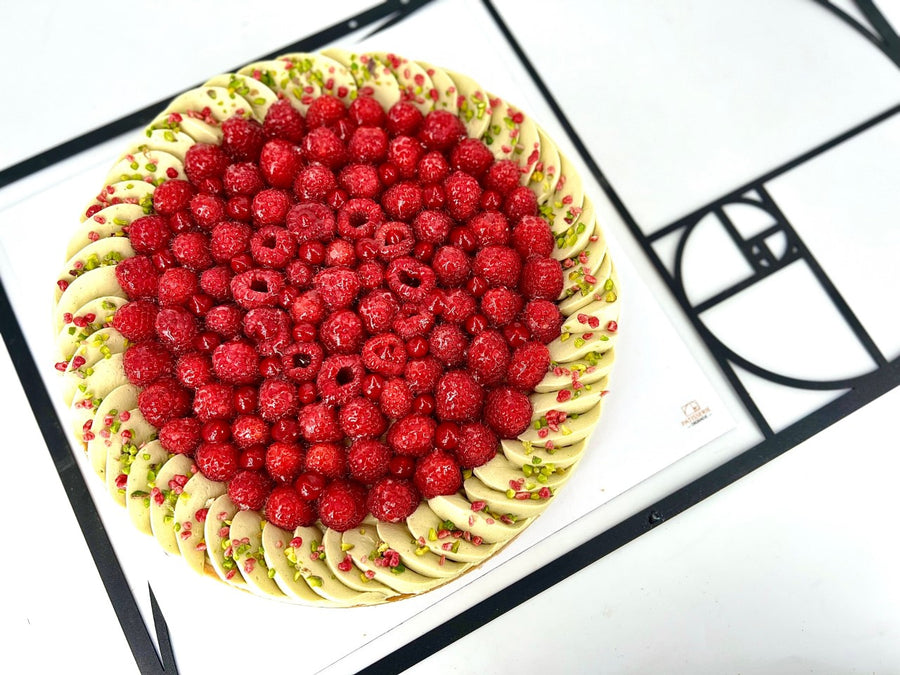 LA TARTE FRAMBOISE PISTACHE - À PARTAGER